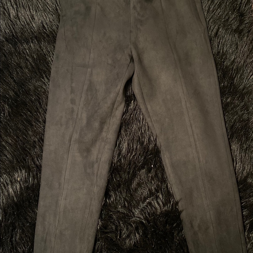 Suede pants